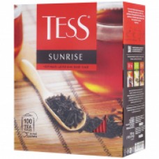 Чай TESS (Тесс) "Sunrise", черный цейлонский, 100 пакетиков по 1,8 г